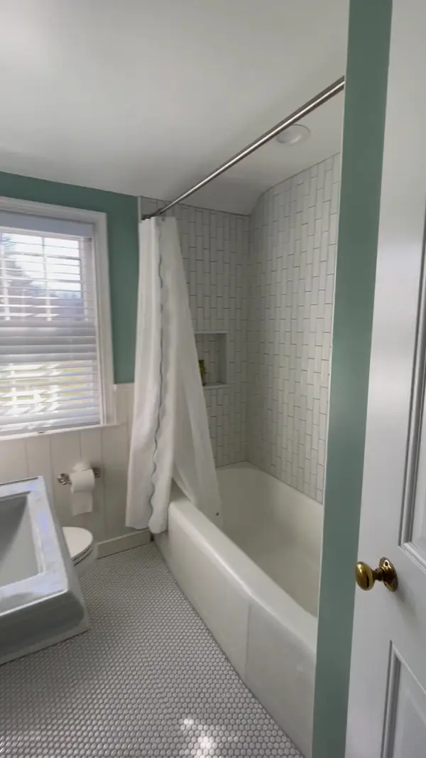 Bathroom tile and fixtures shown on the Berwyn Kitchen and Bath profile