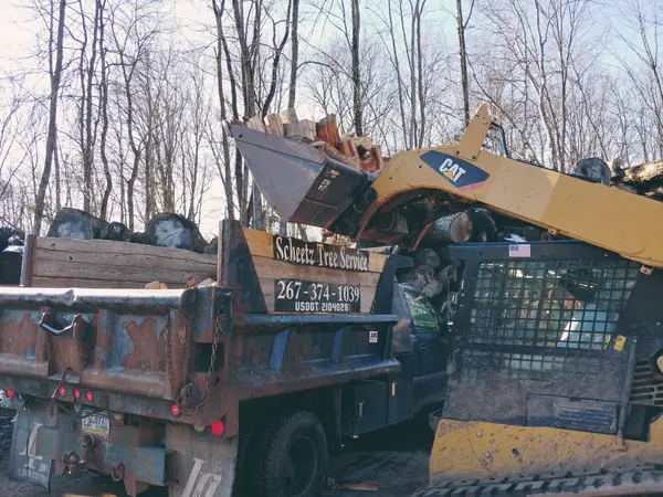 Scheetz Tree Service truck and equipment