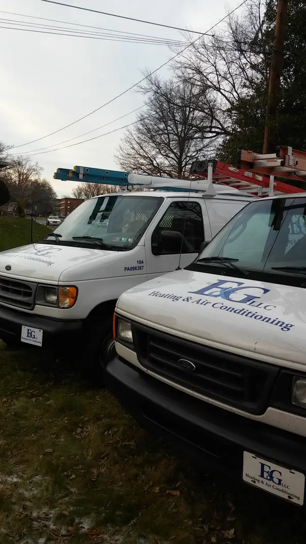 E and G heating and air-conditioning service vehicles