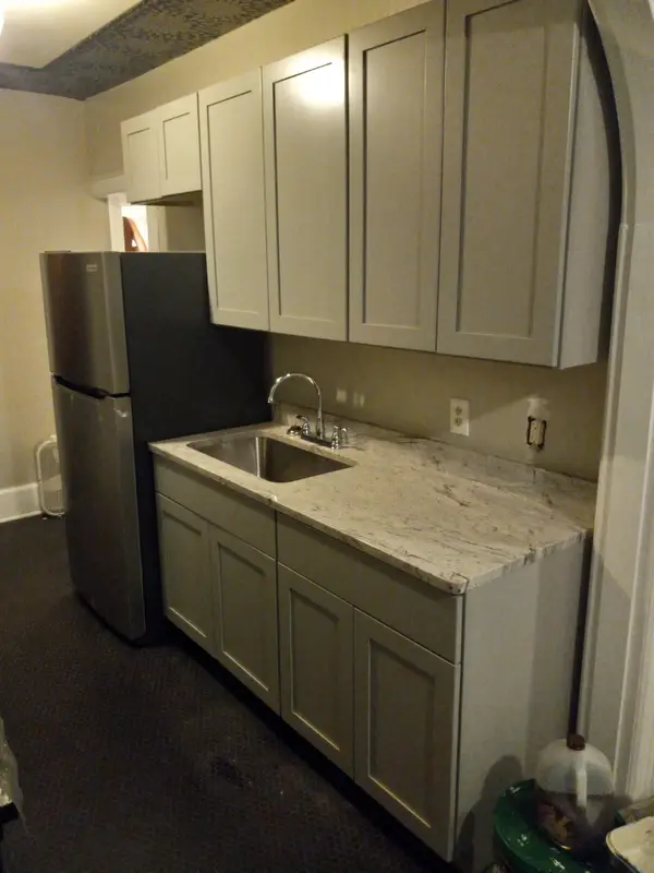 Kitchen cabinet area