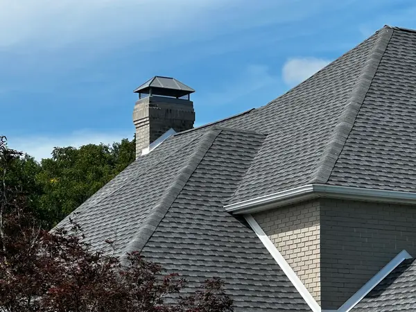 Stone chimney and cap