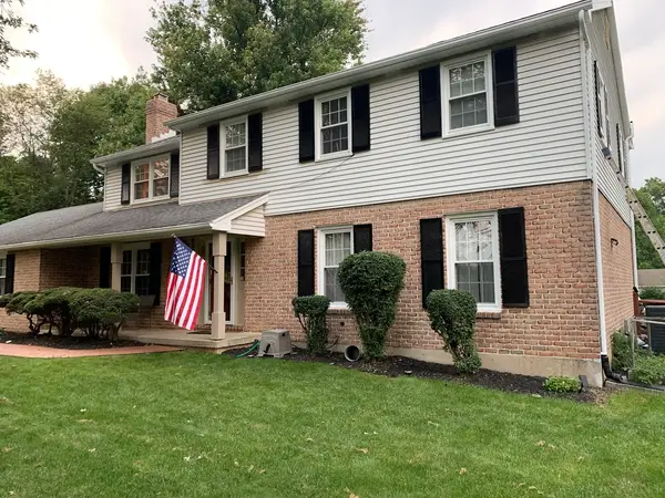Painted two-story house exterior