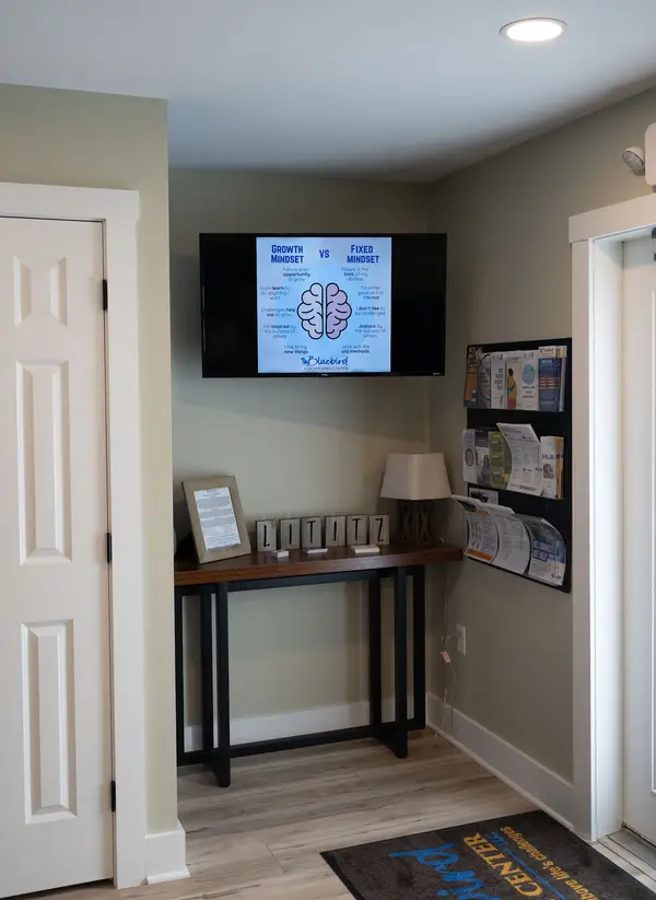 Office entry and display area