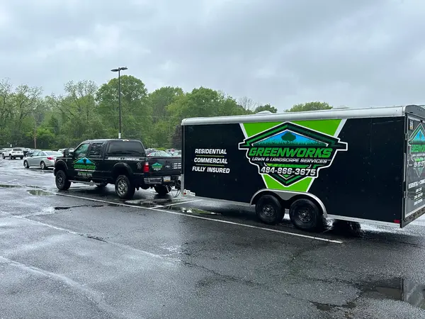 GreenWorks truck and enclosed trailer