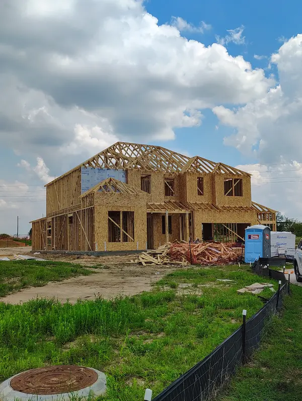 Framed house structure