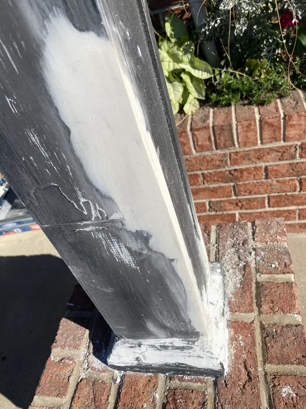 Exterior column preparation