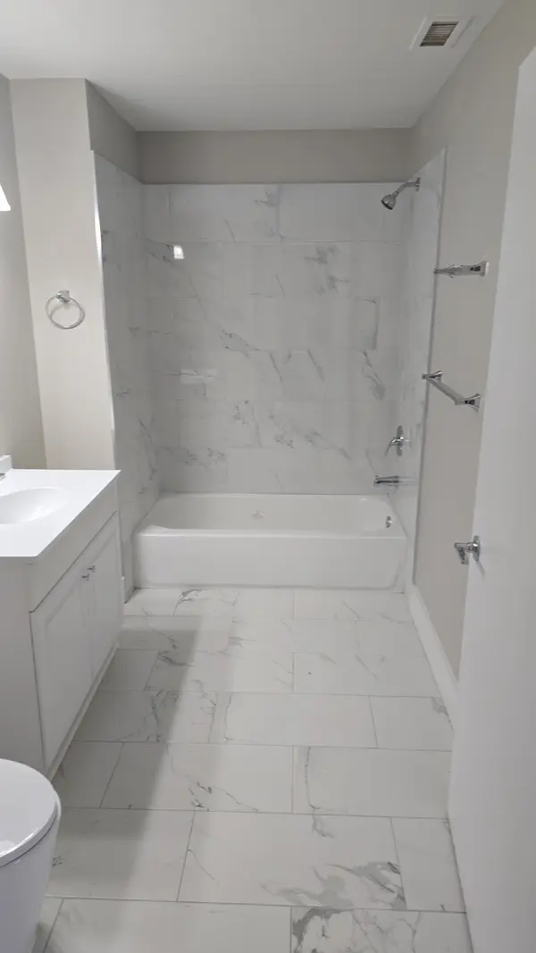 Bathroom tile and vanity