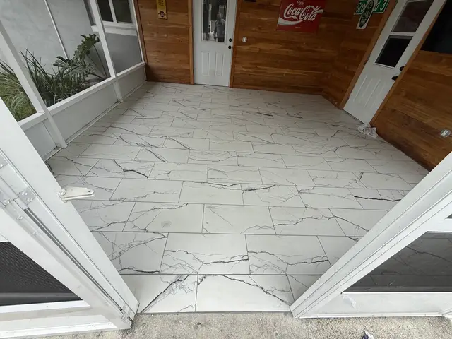 Tile Installation context for Blankenberg Flooring & More LLC