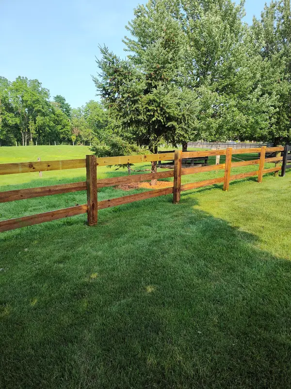 Wood fence