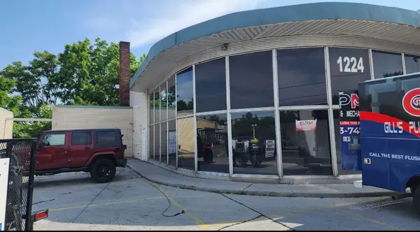 Commercial building exterior