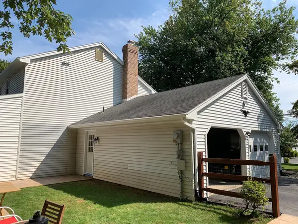 Side exterior and covered entry