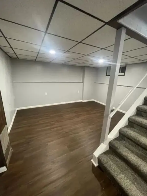 Basement room and flooring