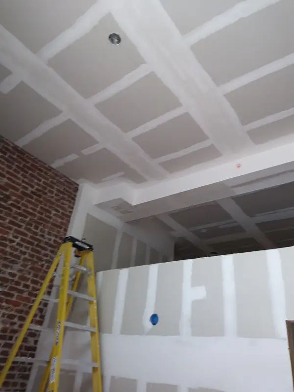 Room drywall work