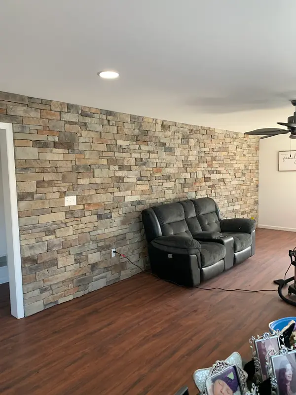 Interior stone wall