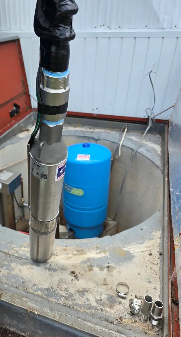 Sump pump equipment and piping