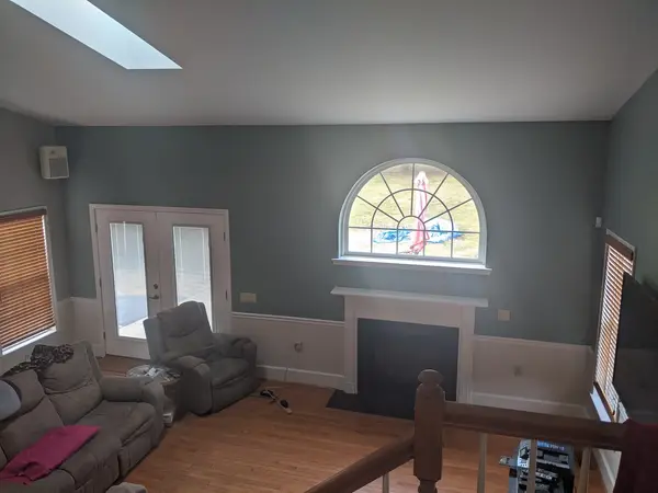 Tall living-room walls