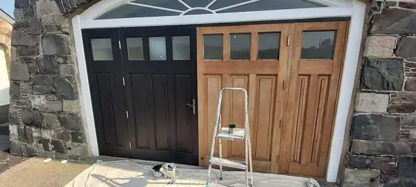 Garage doors and exterior trim