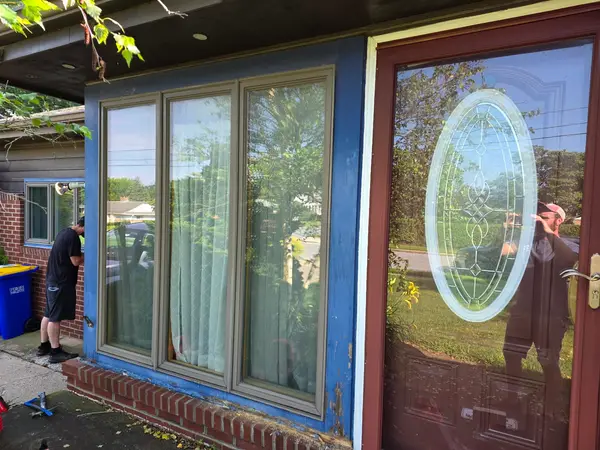 Entry door and windows