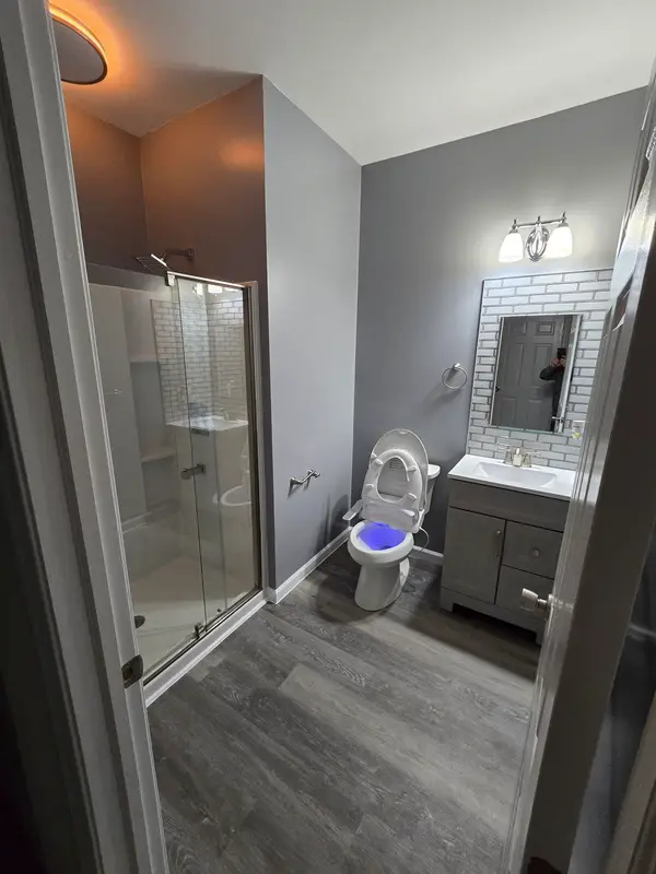 Bathroom shower and floor