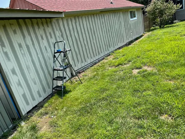 Exterior wall in progress