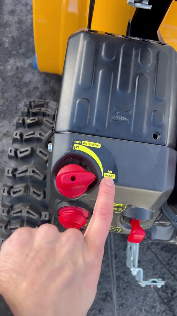 Snowblower engine