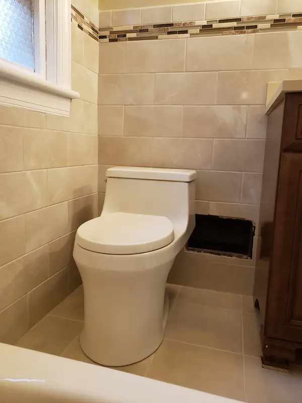 Bathroom tile details
