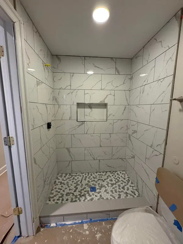 Shower tile installation