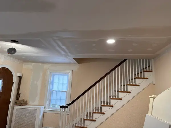 Stairwell ceiling finishing
