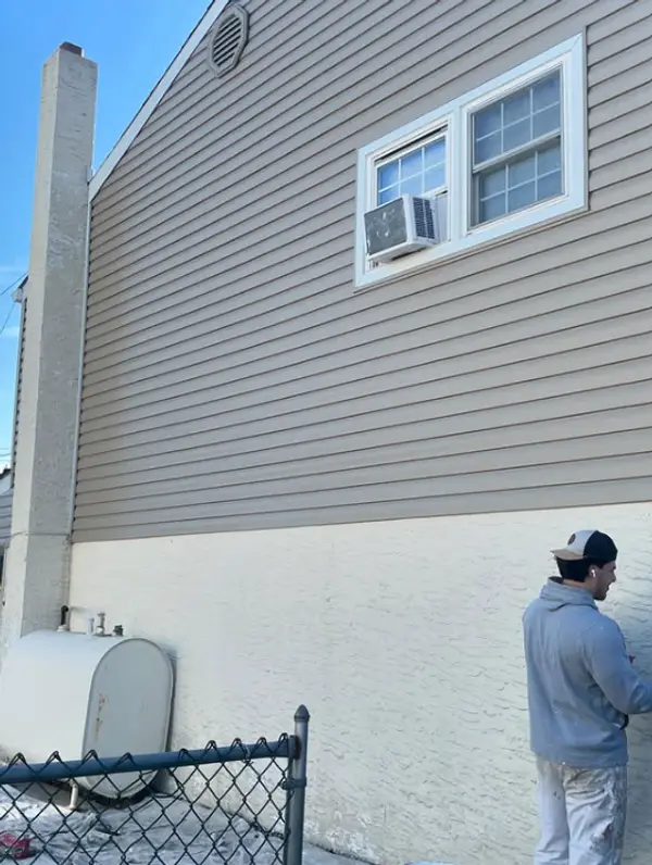 Exterior painting work