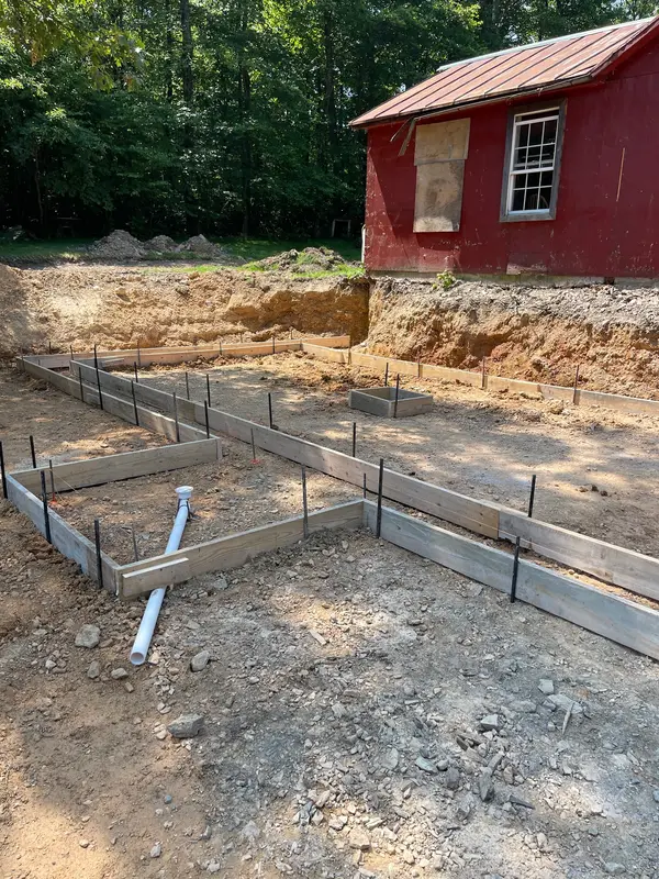 Foundation work in progress
