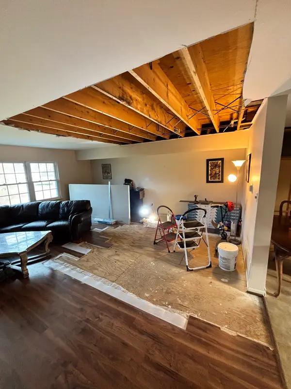 Basement renovation in progress