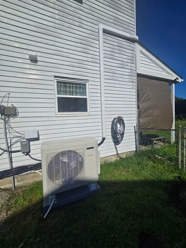Residential ductless heat-pump installation