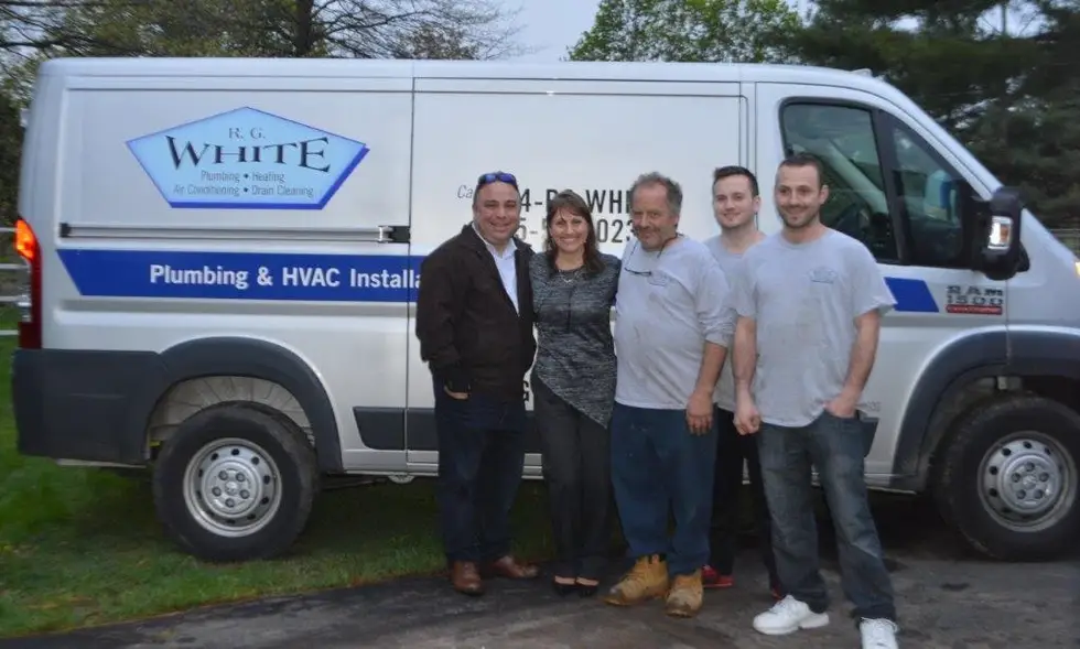 R G White HVAC & Plumbing project work