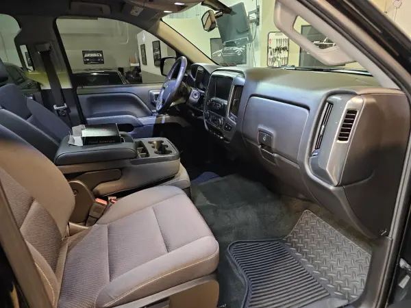 Clean detailed truck interior photographed by JRC Shine