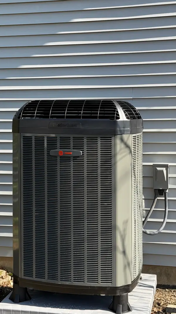 Residential outdoor HVAC unit