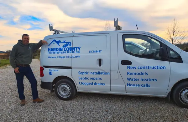 Hardin County Plumbing service van