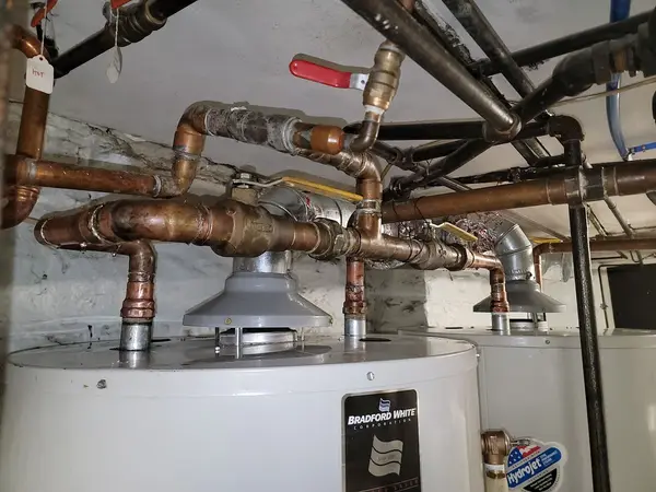 Water-heater piping and connections