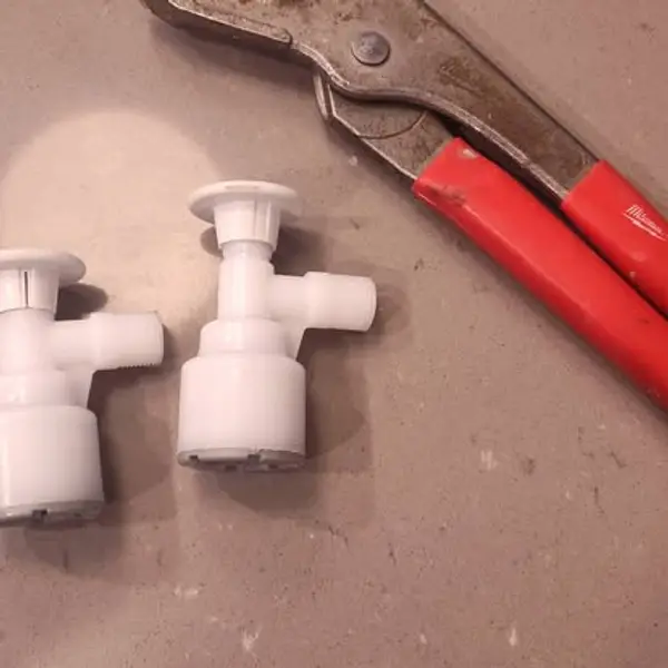 Plumbing stop valves and tools