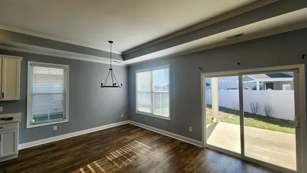 Dining room walls and white trim