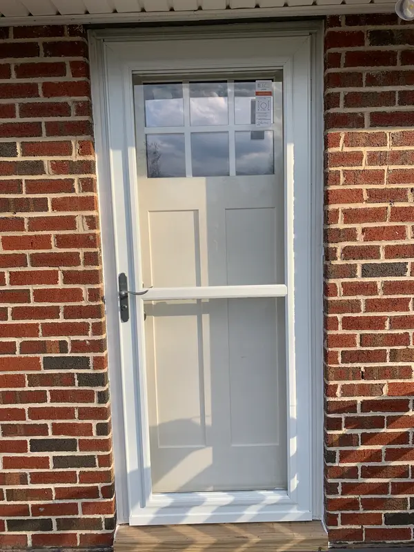 Exterior door and trim