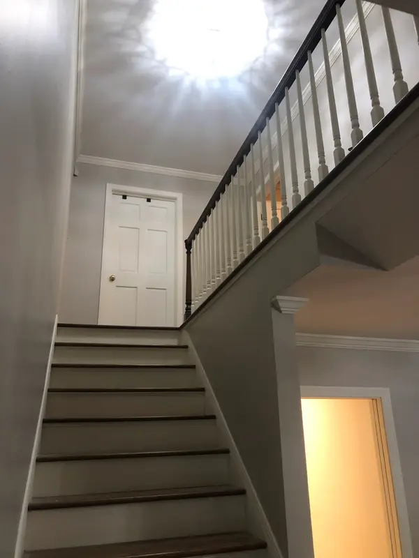 Stairwell and landing walls