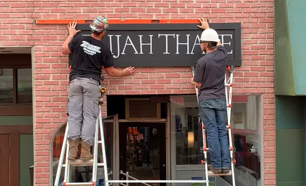 Commercial exterior installation