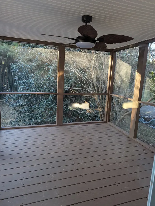 Screened Porches context for Wendell Construction LLC