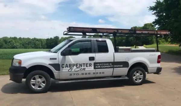 Carpenter and Son service truck