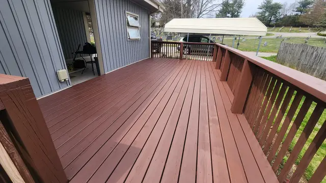 Deck Cleaning & Staining context for Primetime Painting