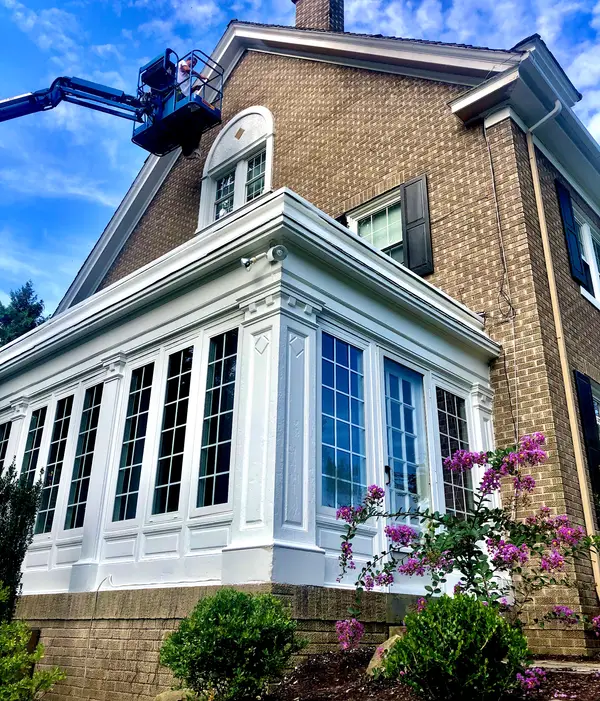 Lift access for exterior painting