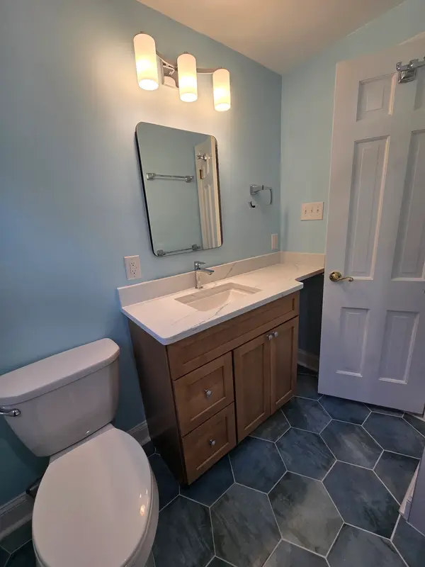 Bathroom vanity and fixtures