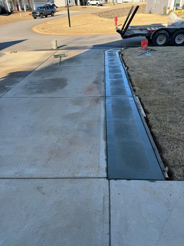 Concrete edge work
