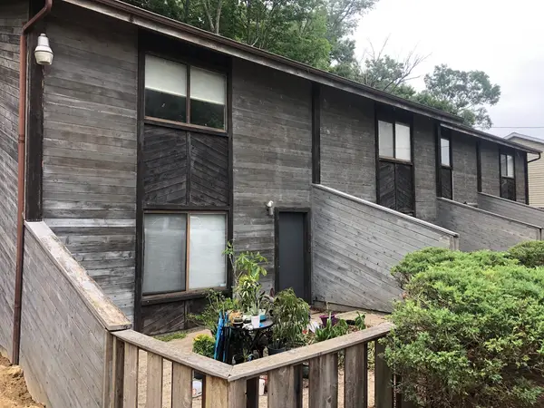 Wood-sided home exterior