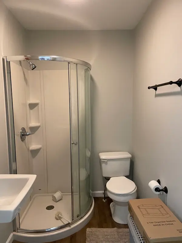 Painted bathroom walls